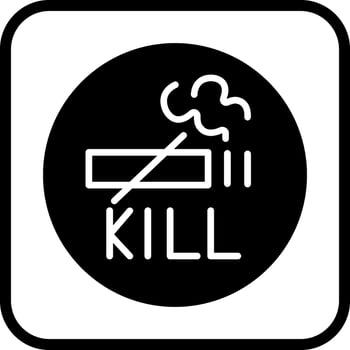 Smoking Kills Vector Icon