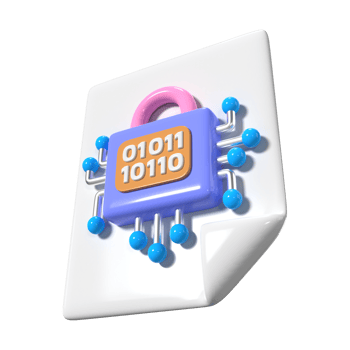 Encryption 3D Illustration Icon png