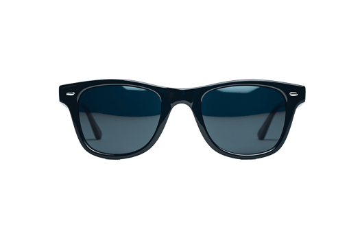 AI generated Black sunglasses isolated on transparent background With clipping path.3d rendering png