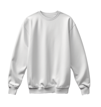 AI generated Blank long sleve shirt mock up template, front and back view isolated on transparent background With clipping path.3d rendering png