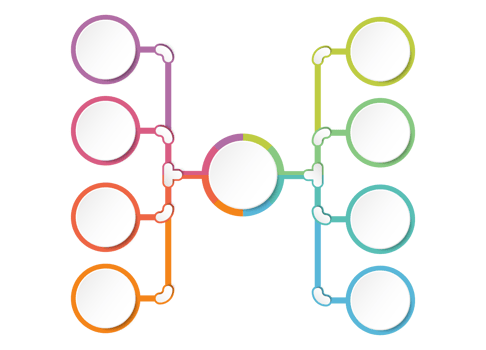 Infographic process design 8 options or steps. png