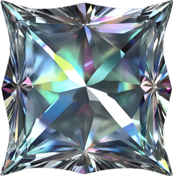 AI generated Diamond stone, colorful gemstone clipart. png