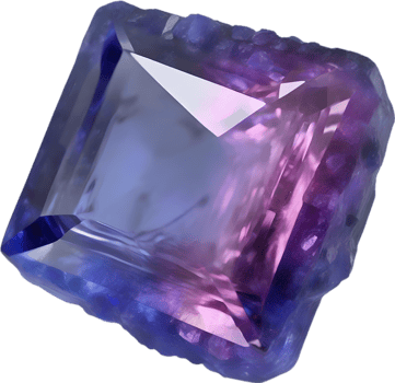 AI generated Sapphire stone, colorful gemstone clipart. png