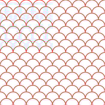 Red fish scales pattern. fish scales pattern. fish scales seamless pattern. Decorative elements, clothing, paper wrapping, bathroom tiles, wall tiles, backdrop, background. vector