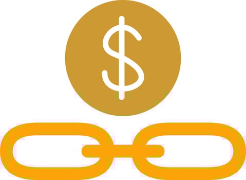 Link Sales Vector Icon