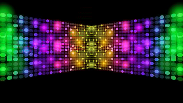 Shiny Sparkling Disco Background Illustration vector