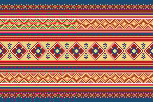 Geometric ethnic oriental seamless pattern. Can be used in fabric design for clothing, textile, wrapping, background, wallpaper, batik, carpet, embroidery style vector