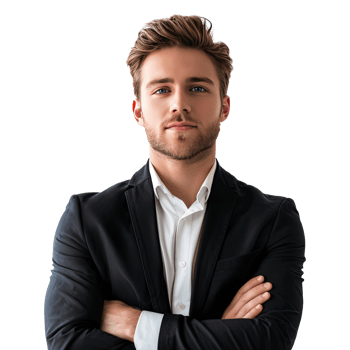AI generated Businessman portrait. Portrait of businessman. png