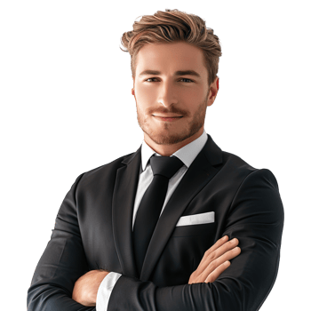 AI generated Businessman portrait. Portrait of businessman. png