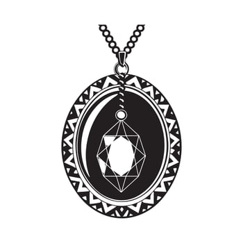 Emerald Jewelry Image Vector, Illustration Of a Emerald Jewelry I vector