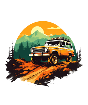 Off-Road Car Illustration png