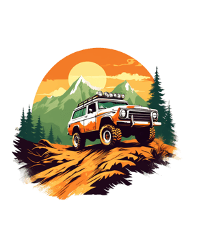 Off-Road Car Illustration png