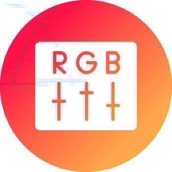 Rgb Creative Icon Design vector