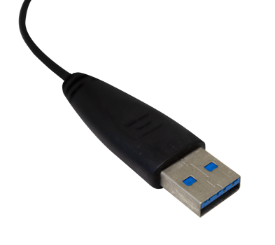 USB cable on transparent background png