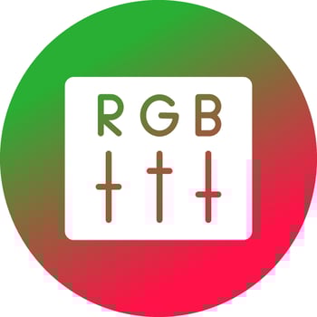 Rgb Creative Icon Design vector