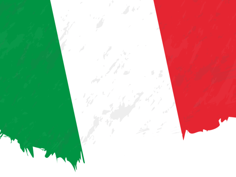 Grunge-style flag of Italy. png