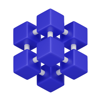 Digital Block 2x2 Cloud Package 3d Icon png