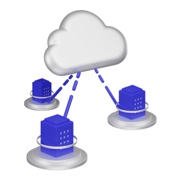 Cloud Edge Site 3d Icon png