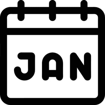 Calendar Icon symbol image vector