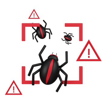 Web Bug Scanning and Alert 3D Icon png