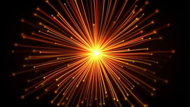 Colorful Line Streak, Abstract Line Explosion. Vector Illustration