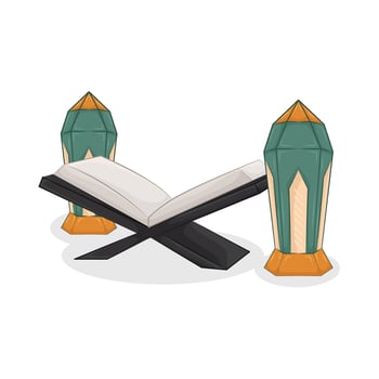 Illustration of Ramadan lantern vector