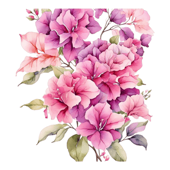 AI generated Watercolor Floral Flower Design, Watercolor Flower Arrangements Floral, Watercolor Flower Design, Flower Sublimation Floral Clipart, Wedding Decoration png