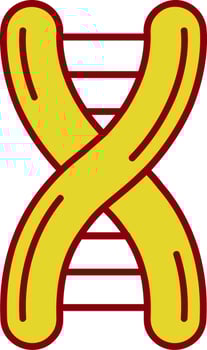 Dna Vintage Icon vector