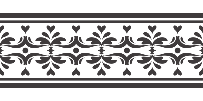 Ethnic seamless stripe pattern. Vintage border ornament. Classic ornate antique element. Baroque rococo floral style. Decorative design for frame, page, poster, greeting card, invitation, menu. png