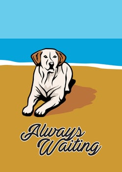 loyal dogs vector logo design