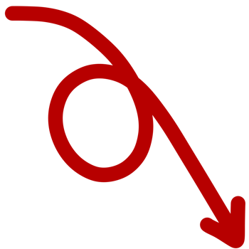 Red arrow element png