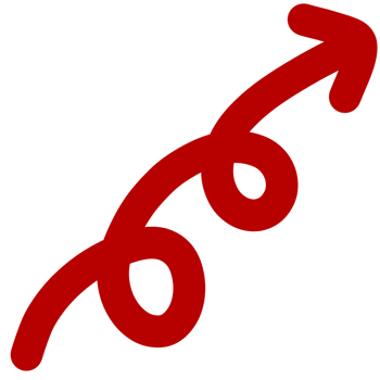 Red arrow element png