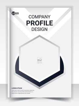 Cover design template corporate business annual report brochure poster company profile catalog magazine flyer booklet leaflet vector