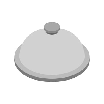 Tray isometric on a background vector