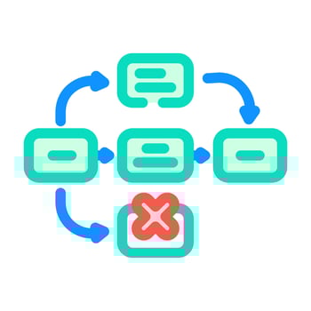 guerrilla testing ux ui design color icon vector illustration