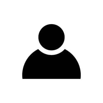 User Profile Icon vector. Profile avatar symbol. Avatar Man icon vector. vector