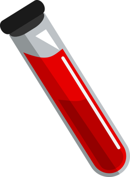 Blood tube sample png