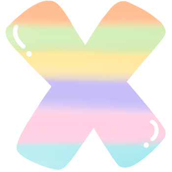Easter alphabet pastel letter font png hand drawn