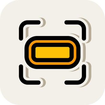 Landscape setting Line Filled White Shadow Icon vector