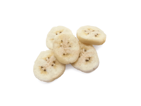 sliced peeled banana, transparent background png