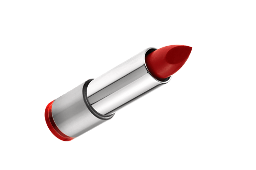 various types of lipstick on cutout background png