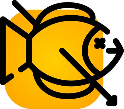 Spearfishing Creative Icon Design vector