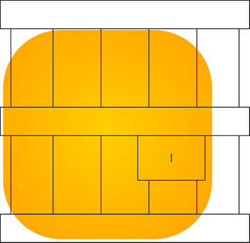 Jail Creative Icon Design vector