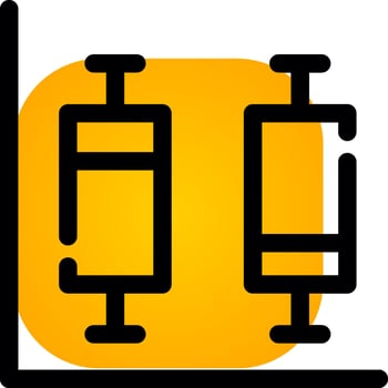 Box And Whisker Creative Icon Design vector