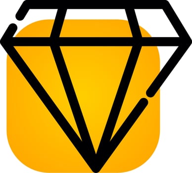 Diamond Creative Icon Design vector
