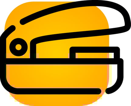 Stapler Creative Icon Design vector