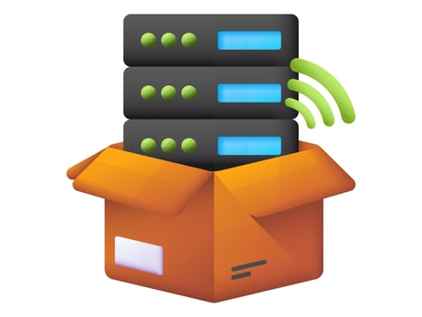 3d warehouse illustration for logistic and shipping storages or industry distribution for storehouse vector