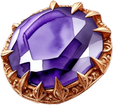 AI generated Mineral Amethyst purple color png