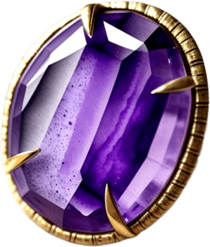 AI generated Mineral Amethyst purple color png