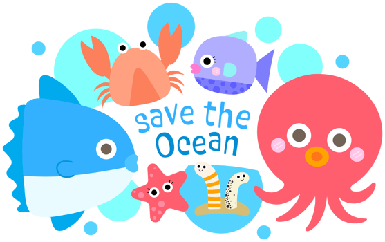 World Earth Day Hand Drawn Cute ecology lifestyle save the ocean png